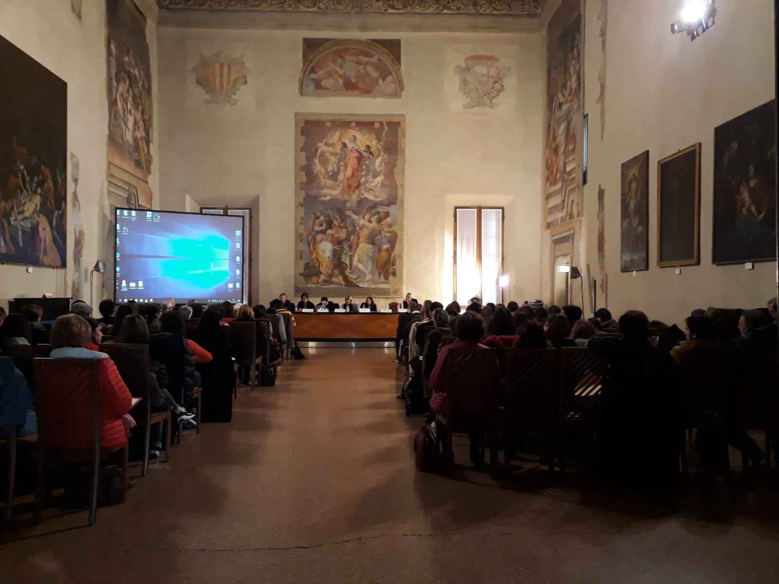 Palazzo d’accursio, Sala Farnese, evento sul contrasto alla grave emarginazione e il sostegno ai migranti